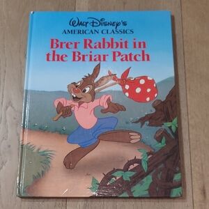 Vintage Walt Disney's Brer Rabbit in the Briar Patch Book 1989 Large Book